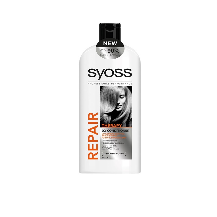 Balsam pentru par, Syoss, Repair, Micro-Repair-Peptides, 500 ml