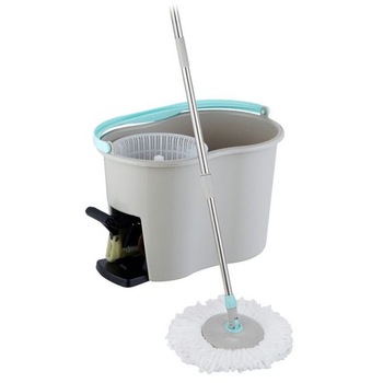 Galeata si mop rotativ cu 2 rezerve Galeata si mop rotativ cu 2 rezerve