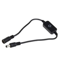 Variator tensiune touch pe fir pentru banda led monocolora 12v / 24v cu memorie maxim 48w