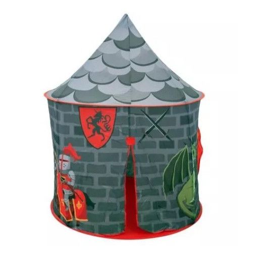 Spatiu de joaca Cort medieval , Catel pentru copii , interior sau exterior , ATS , metal+ Poliester