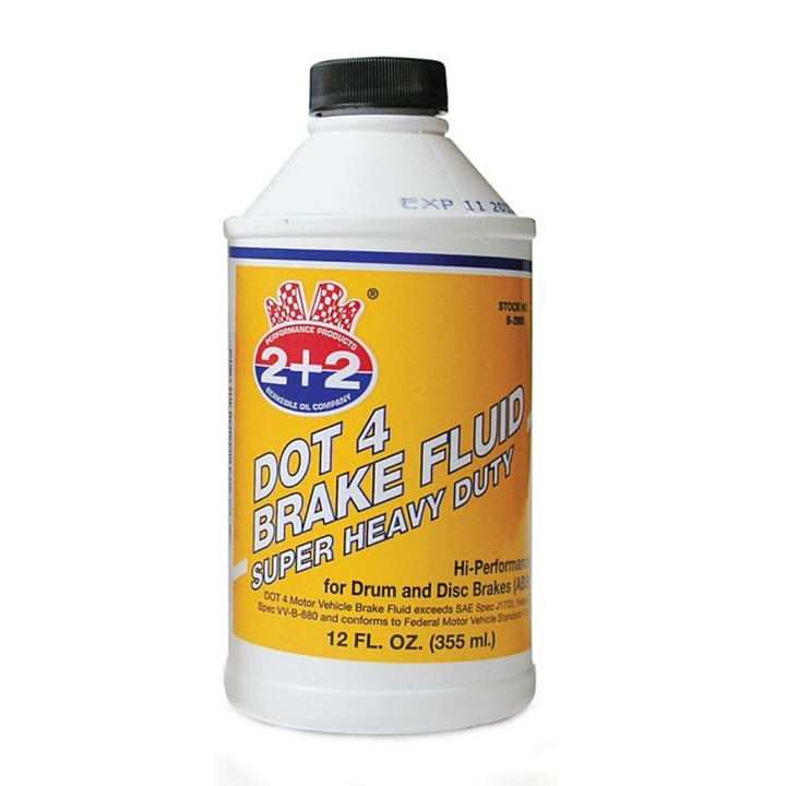 Lichid de frana dot 4, 2+2, 355ml