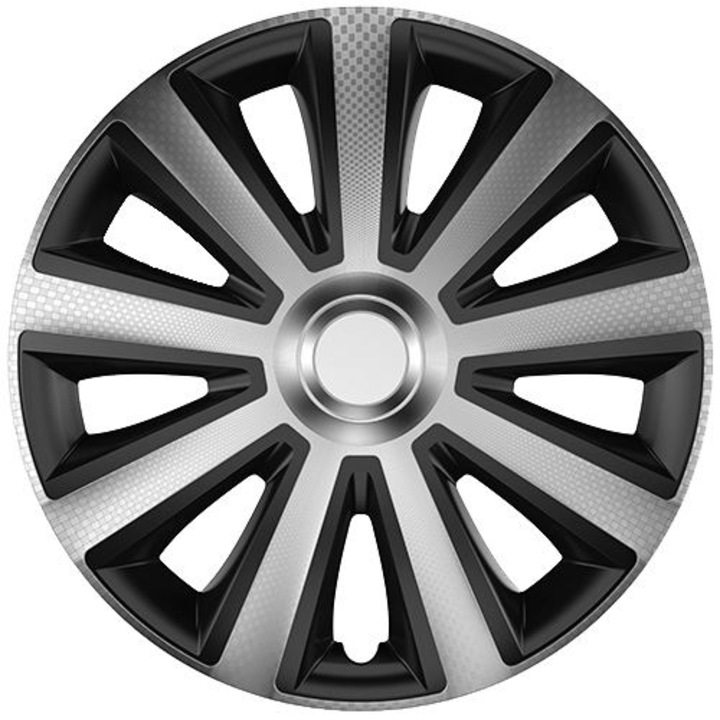 Capac roata, Versaco, 15 inch, Argintiu