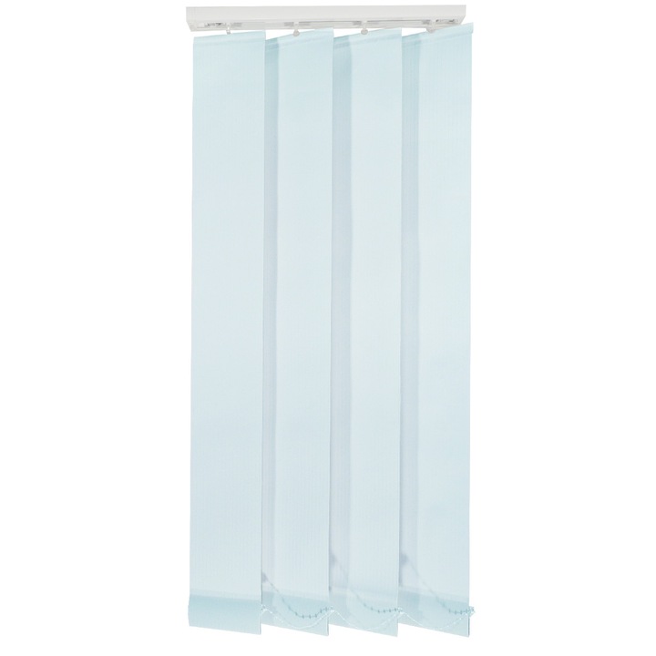 Jaluzele verticale 127mm, L80 x H130 cm, material Line 4, Turquoise