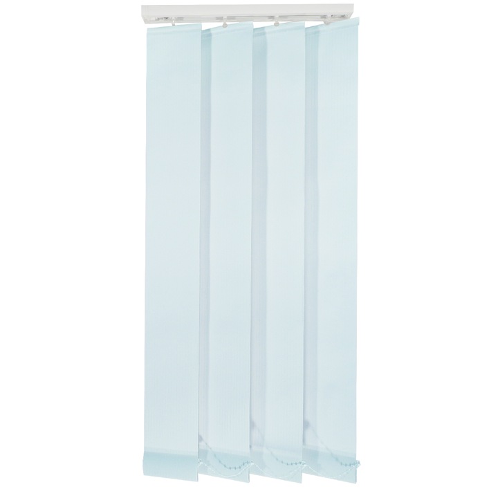 Jaluzele verticale 127mm, L80 x H140 cm, material Line 4, Turquoise