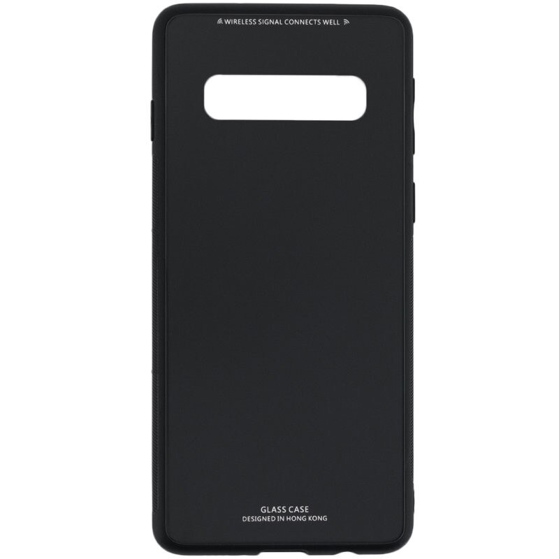 Husa SAMSUNG Galaxy S10 PLus - Glass (Negru)