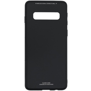 Husa SAMSUNG Galaxy S10 PLus - Glass (Negru) Husa SAMSUNG Galaxy S10 PLus - Glass (Negru)