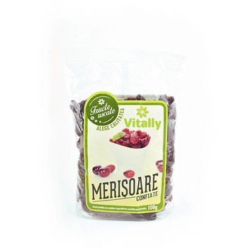 Merisoare confiate 100g Vitally Merisoare confiate 100g Vitally