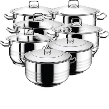 Set 7 oale cu capac 14 piese HASCEVHER GASTRO Set 7 oale cu capac 14 piese HASCEVHER GASTRO