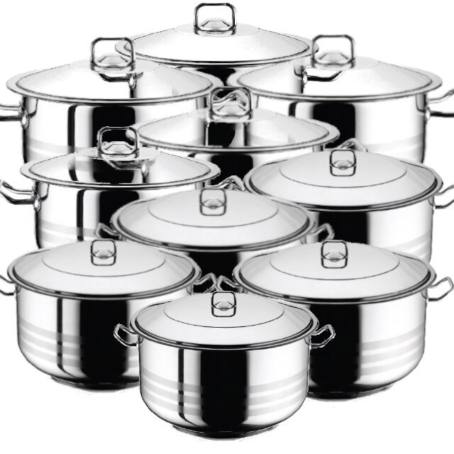 Set 10 oale cu capac 20 piese HASCEVHER GASTRO