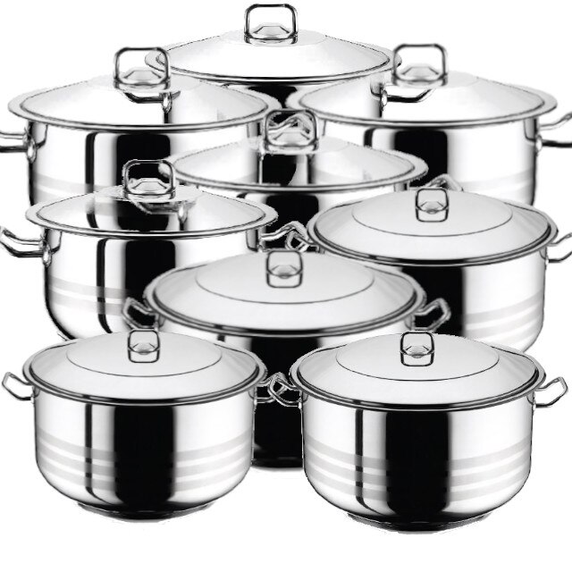 Set 9 oale cu capac 18 piese HASCEVHER GASTRO