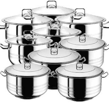 Set 9 oale cu capac 18 piese HASCEVHER GASTRO Set 9 oale cu capac 18 piese HASCEVHER GASTRO