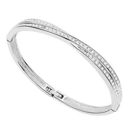 Grivna Gleeven 17792598 1 11 26 311 Pokrita S 18k Byalo Zlato Krstosani Elementi Ss Swarovski Emag Bg