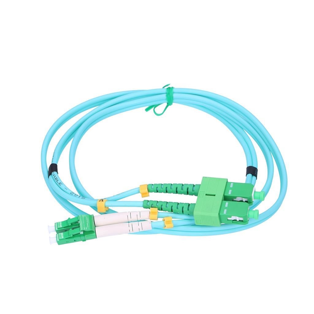 Cablu de retea din fibra optica , Extralink , MM OM3 SC/APC LC/APC DUP 50/125 , 5m
