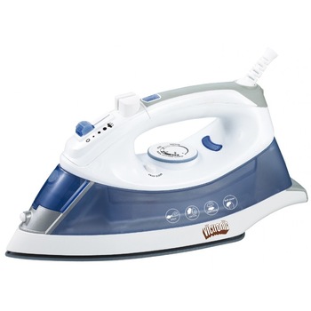 Fier de calcat VICTRONIC FC346CE0, 2200 W, Talpa Ceramic, Functie Autocuratare, Sistem Anti-Drip, Alb/Albastru Fier de calcat VICTRONIC FC346CE0, 2200 W, Talpa Ceramic, Functie Autocuratare, Sistem Anti-Drip, Alb/Albastru