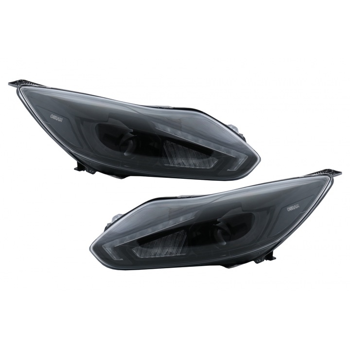 Faruri Osram LED DRL compatibil cu Ford Focus III 2010-11.2014 Negru Upgrade pentru Halogen