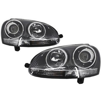 Set 2 Faruri compatibil cu VW Golf 5 V Mk5 (2003-2007) Jetta (2005-2010) GTI R32 Chrome Edition Set 2 Faruri compatibil cu VW Golf 5 V Mk5 (2003-2007) Jetta (2005-2010) GTI R32 Chrome Edition