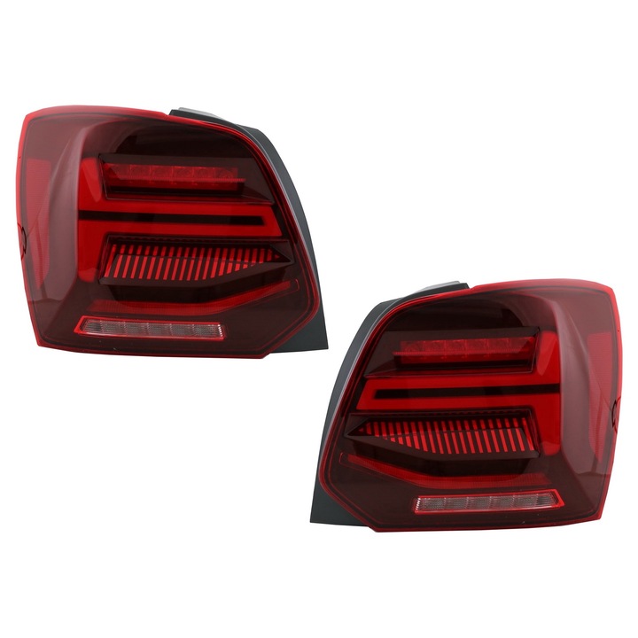 Напълно LED задни светлини, съвместими с VW POLO 6R 6C 61 (2011-2017) Dynamic Signal Led Vento Look