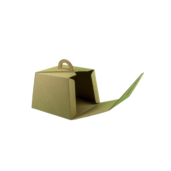 Комплект от 25 кутии за торти MEGACART EXPERT, натурални, CT1 240 x 240 x 145 mm