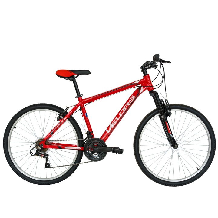Bicicleta Velors MTB Al 26" V2671A, Rosu/Alb