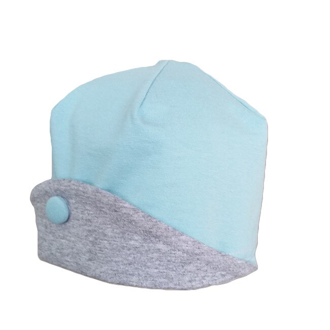 Fes Mic Pitic C182 cu cozoroc si nasture imbracat, Aqua