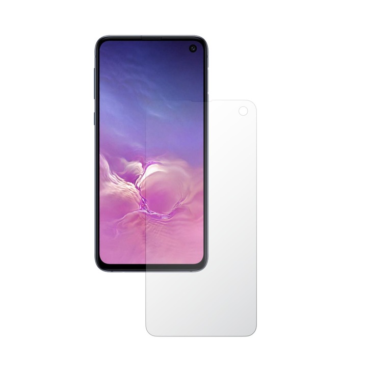 Invisible Skinz UHD önregeneráló képernyővédő fólia Samsung Galaxy S10e készülékhez – Ultra-átlátszó szilikonfólia teljes lefedettséggel, széltől szélig teljes kijelzőborítással, tapadó és nagyon rugalmas
