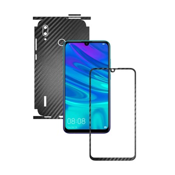 Folie Protectie Carbon Skinz pentru Huawei P Smart 2019 - Carbon Negru 360 Cut, Skin Adeziv Full Body Cover pentru Rama Ecran, Carcasa Spate si Laterale Folie Protectie Carbon Skinz pentru Huawei P Smart 2019 - Carbon Negru 360 Cut, Skin Adeziv Full Body Cover pentru Rama Ecran, Carcasa Spate si Laterale