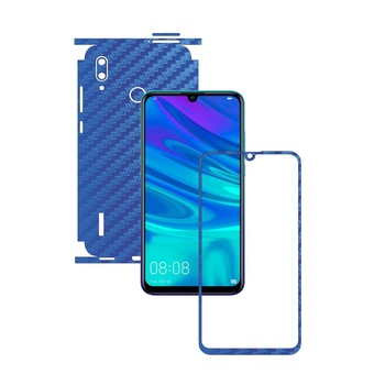 Folie Protectie Carbon Skinz pentru Huawei P Smart 2019 - Carbon Albastru 360 Cut, Skin Adeziv Full Body Cover pentru Rama Ecran, Carcasa Spate si Laterale Folie Protectie Carbon Skinz pentru Huawei P Smart 2019 - Carbon Albastru 360 Cut, Skin Adeziv Full Body Cover pentru Rama Ecran, Carcasa Spate si Laterale