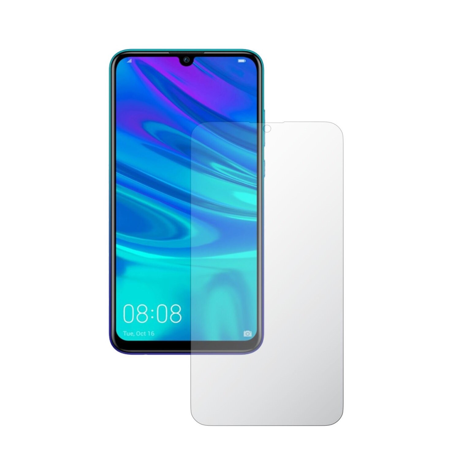 Set 2X Folie Protectie Ecran Invisible Skinz HD pentru Huawei P Smart 2019 - Folie Siliconica Ultra-Clear cu Acoperire Totala, Edge to Edge Full Display Cover, Adeziva si Foarte Flexibila