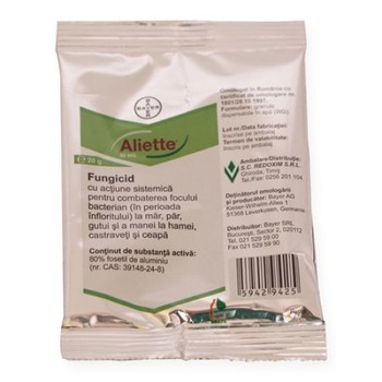 Fungicid - Aliette 80 WG 20 gr Fungicid - Aliette 80 WG 20 gr