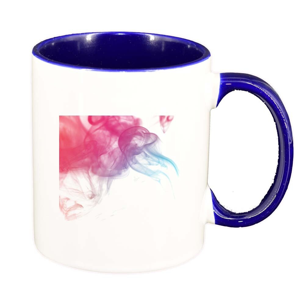 Cana Colour, interior albastru inchis, 330ml, D273