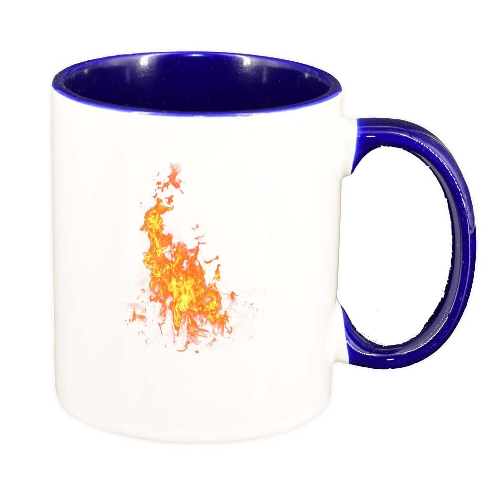 Cana Fire, interior albastru inchis, 330ml, D258