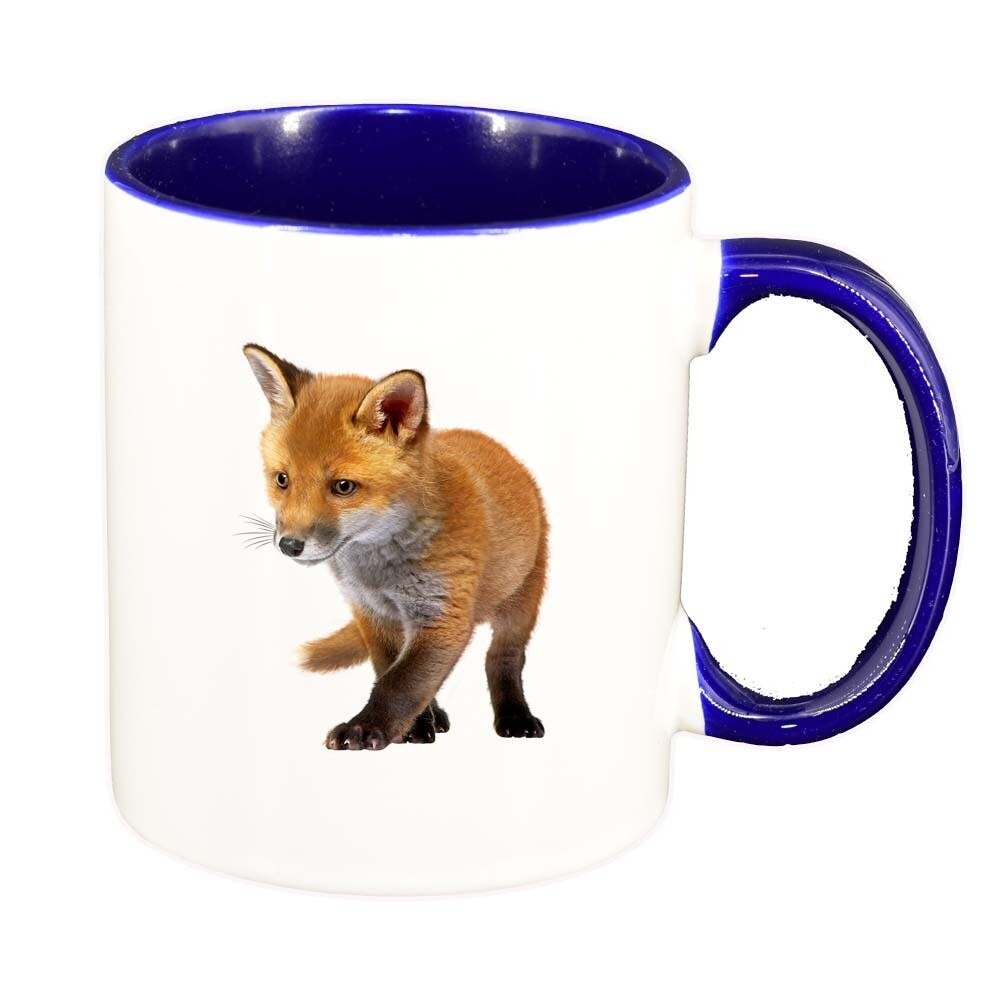 Cana Vulpe, interior albastru inchis, 330ml, D207