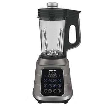 Blender de mare viteza Tefal BL985A31 Ultrablend Boost, 1300 W, functie de vacuum, 45000 RPM, 2 recipiente, Argintiu Blender de mare viteza Tefal BL985A31 Ultrablend Boost, 1300 W, functie de vacuum, 45000 RPM, 2 recipiente, Argintiu