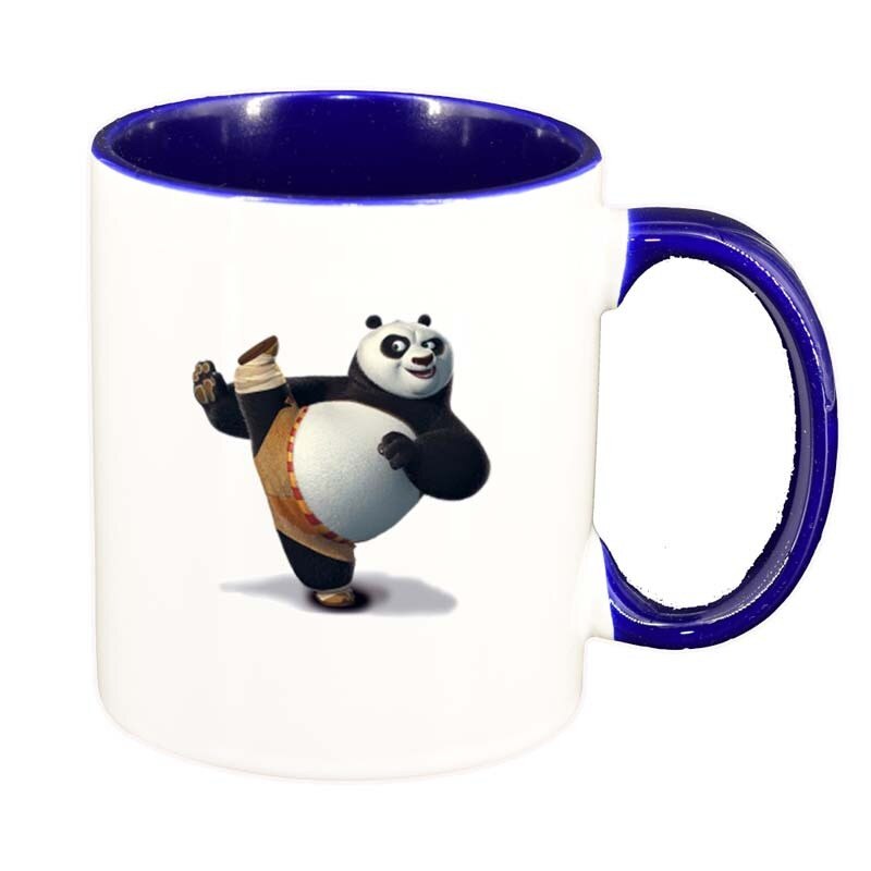 Cana Kungfu Panda, interior albastru inchis, 330ml, D184
