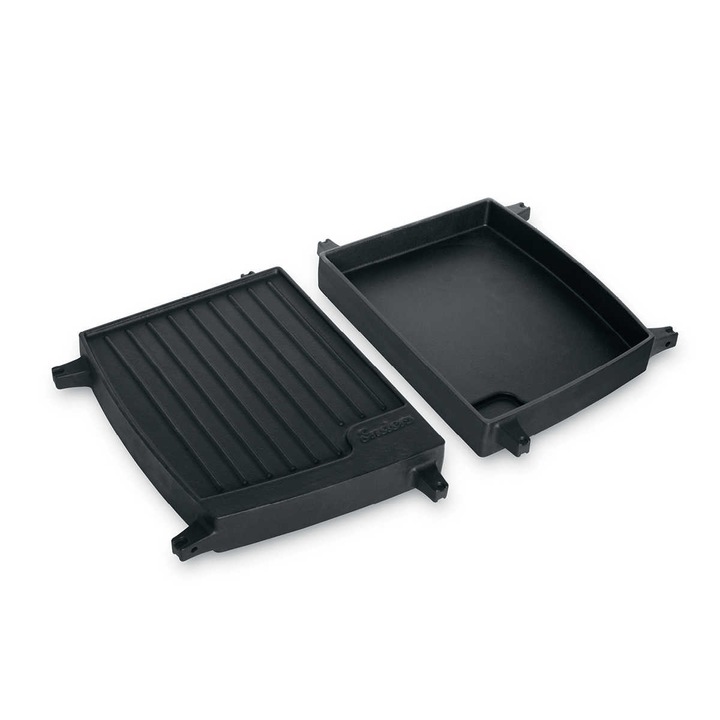 Placa cu doua fete pentru gratar Enders Urban & Explorer, fonta, 23 x 32 x 4 cm