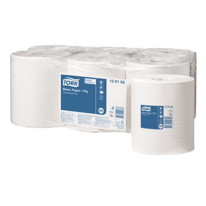 Prosop Tork Jumbo, 1 Strat, 20cm X 300m, 6 Role/bax - Alba
