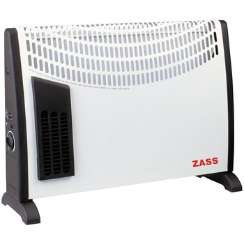 Convector electric Zass ZKH 02 T, 2000 W, 3 trepte de putere, Termostat reglabil, Turbo Convector electric Zass ZKH 02 T, 2000 W, 3 trepte de putere, Termostat reglabil, Turbo