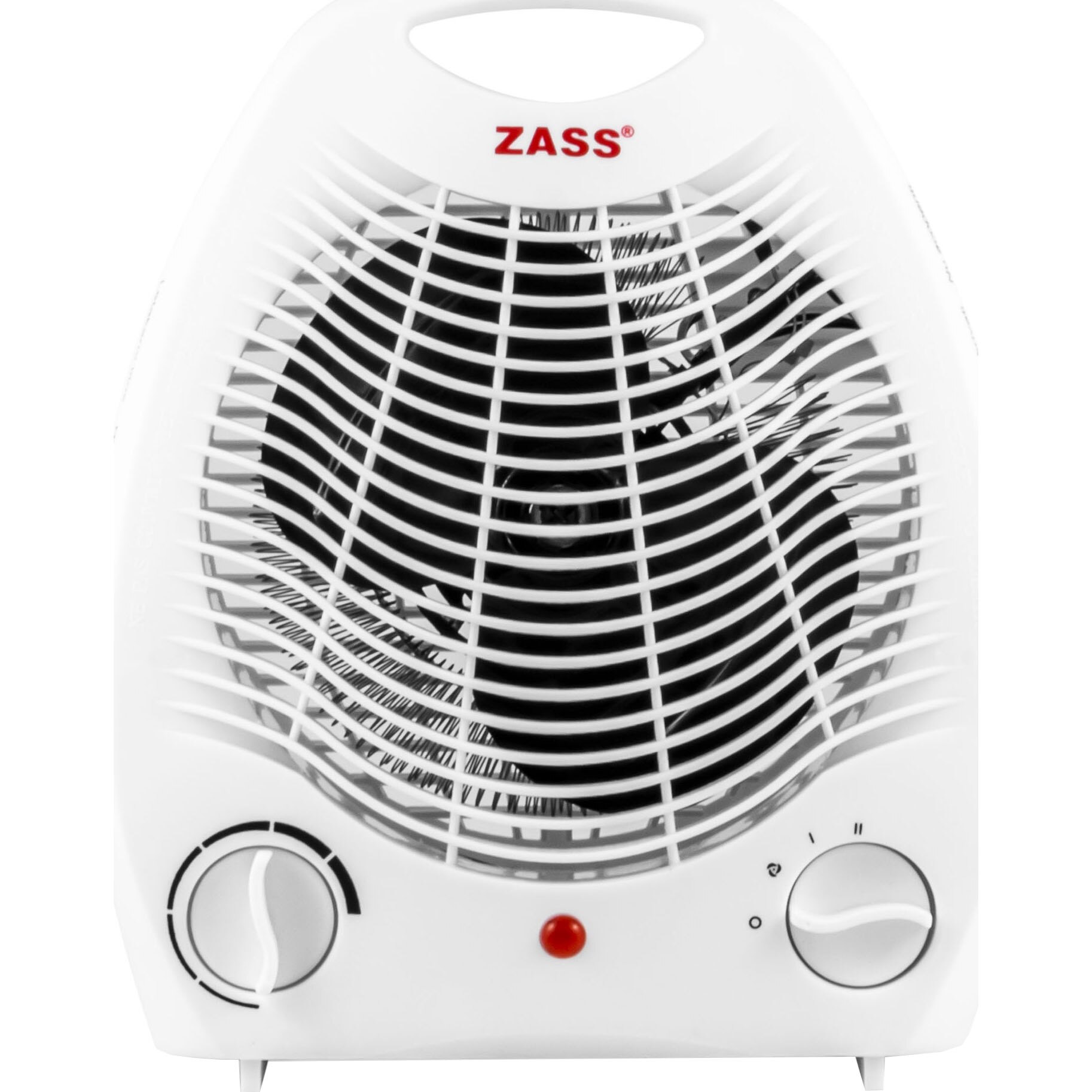 Aeroterma Zass ZFH 01, 2000 W, 2 trepte de putere, Termostat reglabil, Functie ventilatie, Protectie supraincalzire