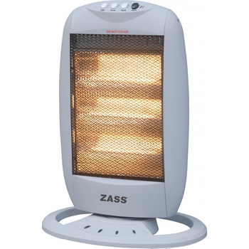 Radiator cu halogen Zass HS 01, 1200 W, 3 trepte de putere, Protectie in caz de rasturnare Radiator cu halogen Zass HS 01, 1200 W, 3 trepte de putere, Protectie in caz de rasturnare