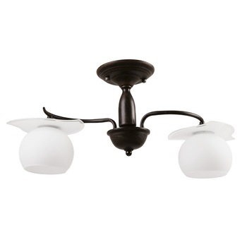 Lustra Ana , E27 x 2 x 60w, Wenge, E23790 Lustra Ana , E27 x 2 x 60w, Wenge, E23790