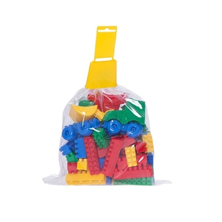 Set de constructie pentru copii, Hemar, 80 piese, Multicolor