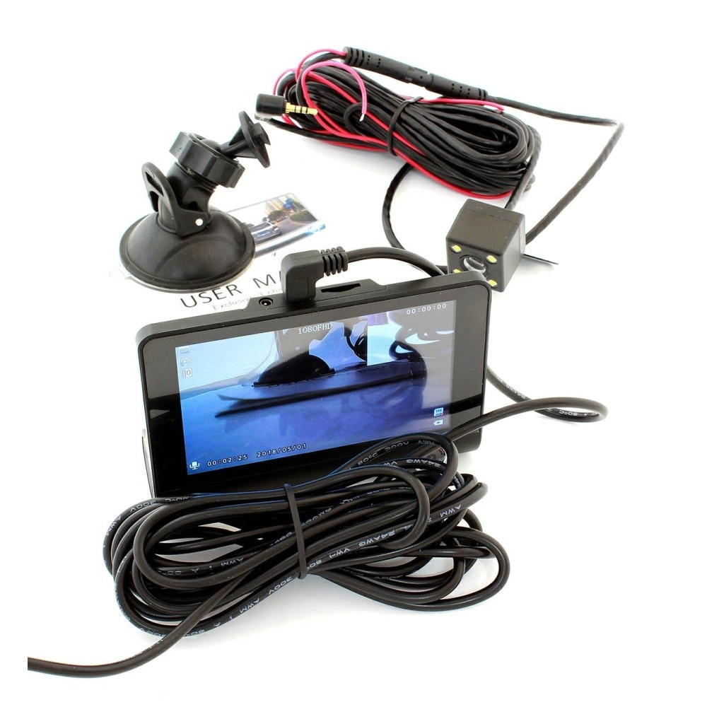 exposure Shetland Must Set Monitor, Camera Video Marsarier si Camera Auto DVR cu Inregistrare  Trafic, Microfon si Difuzor Incorporat - eMAG.ro