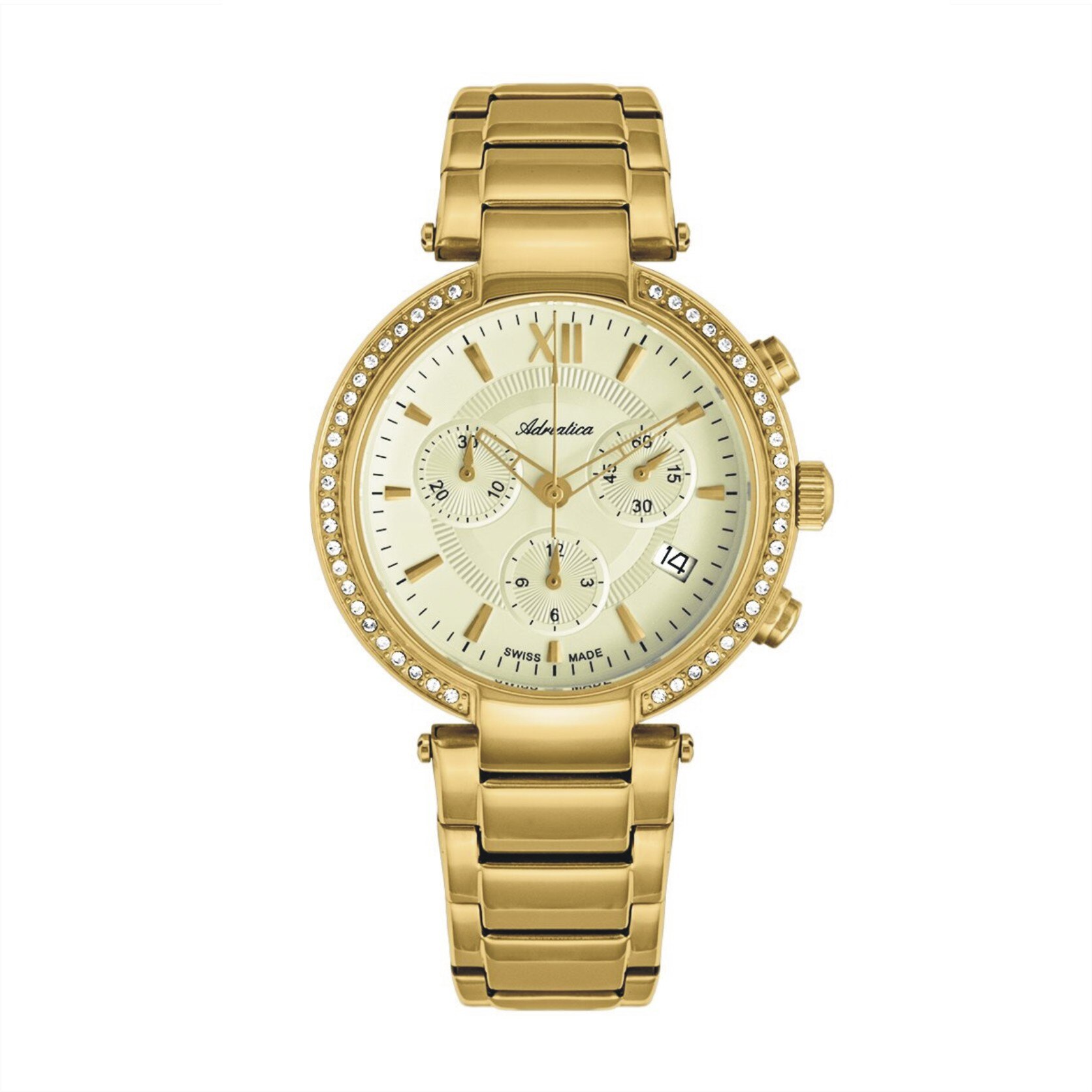 Ceas Adriatica dama A3811.1161CH auriu