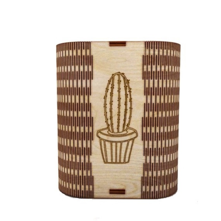 Suport pentru pixuri si creioane 8,6x8,6x10 cm