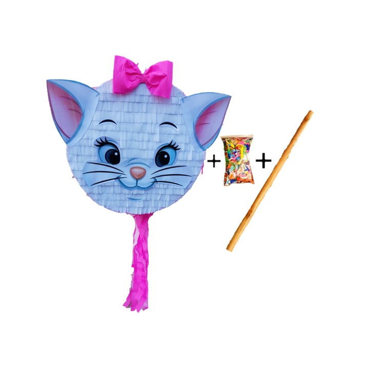 Pinata, PinaStar, marie star cu bat si confetti cadou