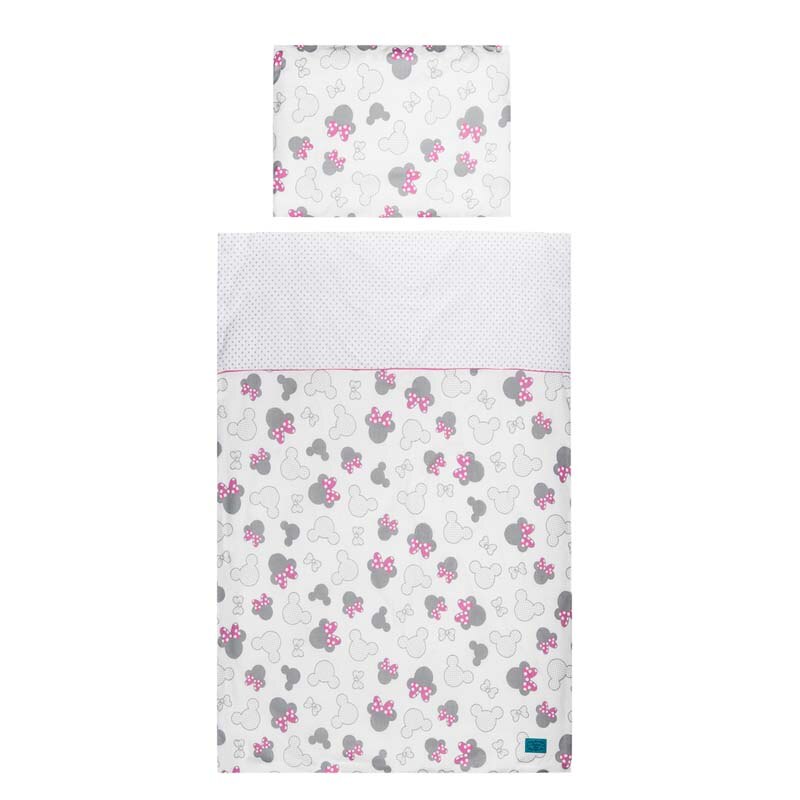 Set lenjerie de pat 2 piese pentru bebelusi Belisima Fiki Miki P01-536, Multicolor