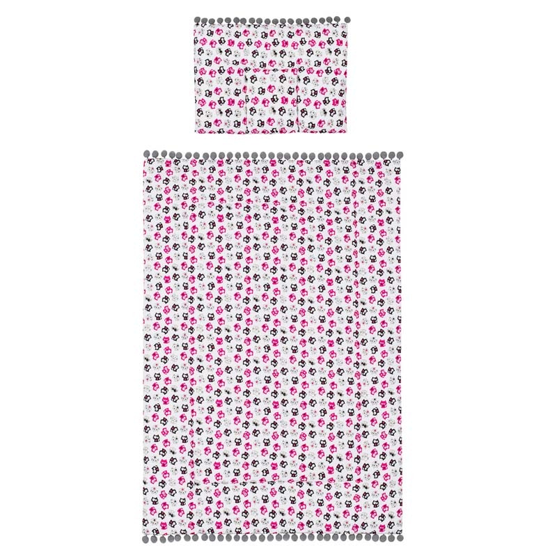 Set lenjerie de pat 2 piese pentru bebelusi Belisima P01-895, Multicolor