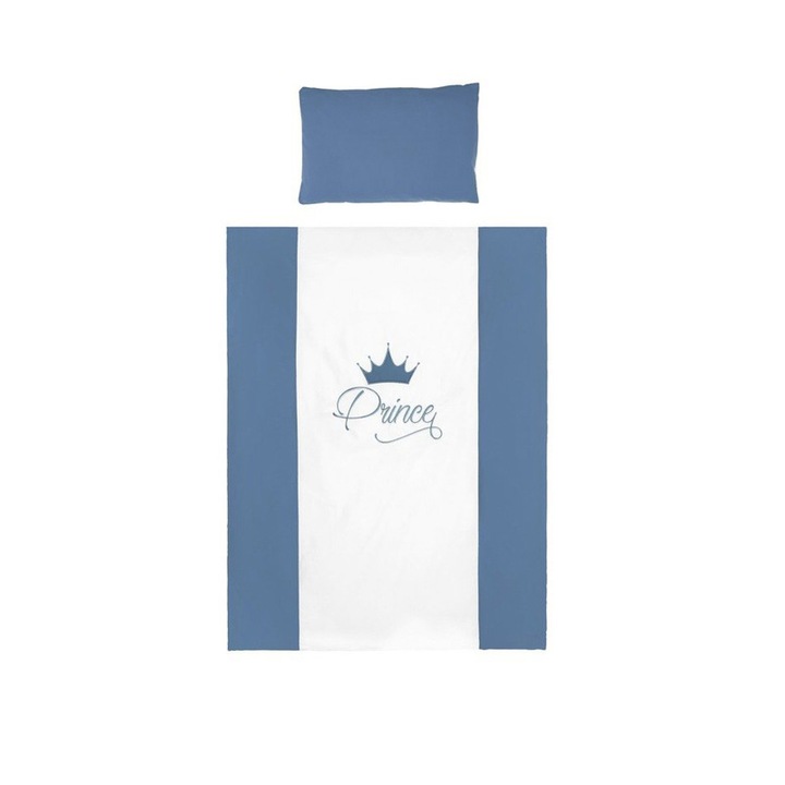 Set lenjerie de pat 6 piese pentru bebelusi Belisima P01-934B, Multicolor