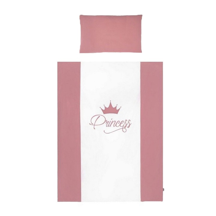 Set lenjerie de pat 6 piese pentru bebelusi Belisima P01-933R, Multicolor