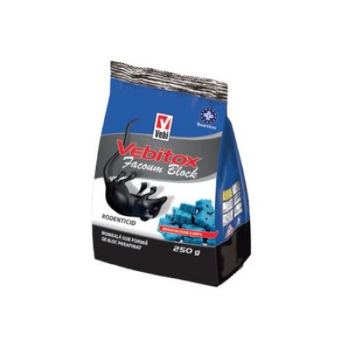 Momeala soareci si sobolani Vebitox Facoum Pasta 250 gr